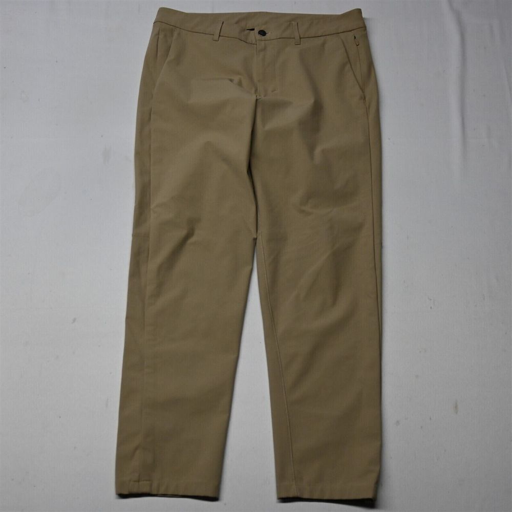 Lululemon‎ 34x29 Khaki M5439S Commission Slim Warpstream Mens Dress Pants